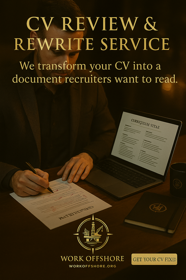 Offshore CV (brand new CV made by offshore recruiters).